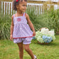 Evie Bloomer Set - Patriotic Plaid