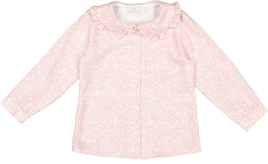 White Rabbit Pink & White Floral Shirt