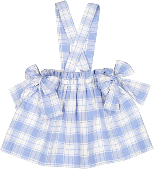 Croquet Blue Plaid Skirt