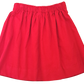 Corduroy Red Christmas Skirt