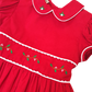 Corduroy Red Classic Christmas Dress