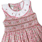 Brooke Floral Print Smocked Classic Dress