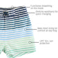 Coastal Stripe Swim Trunks