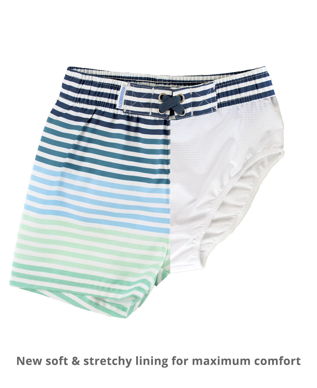 Coastal Stripe Swim Trunks