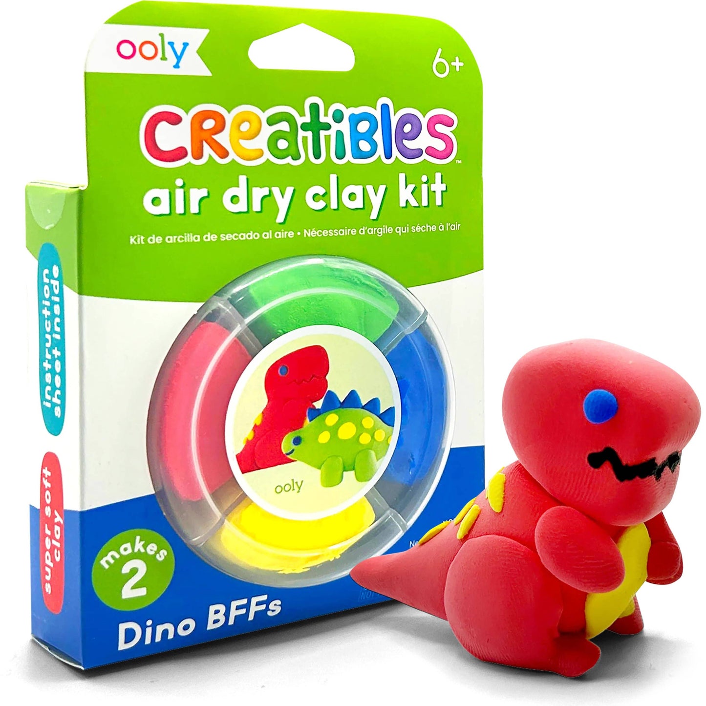 Creatibles Air Dry Clay Kit, Dinosaur