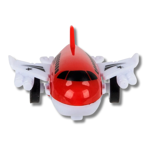 Airplane Pull Back Funny Kids Play Toy- Assorted