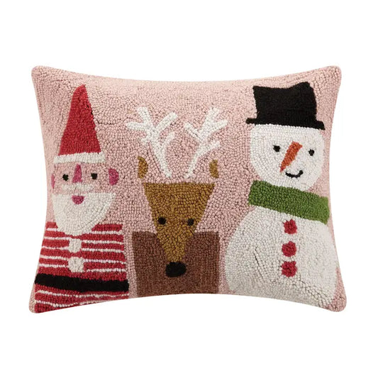 Hook Pillow, Santa & Friends