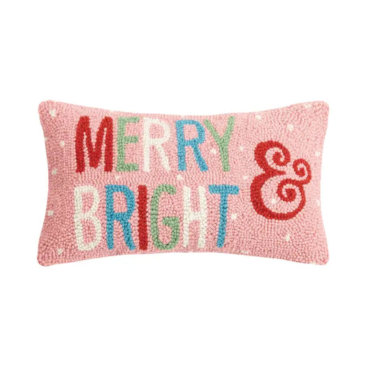 Hook Pillow, Merry and Bright