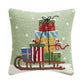 Hook Pillow, Sled Christmas Presents