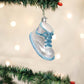 Ornament, Blue Baby Shoe