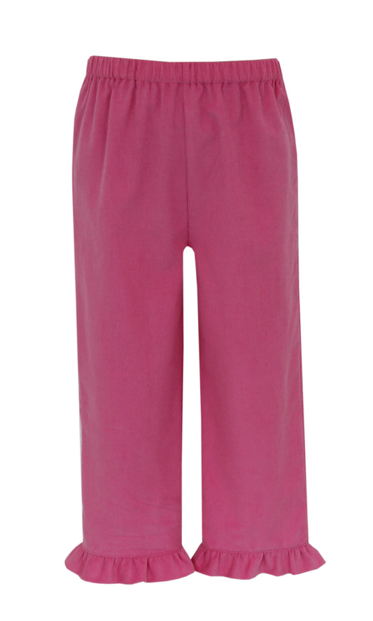 Girl Nutcracker Rose Pink Cord Pants