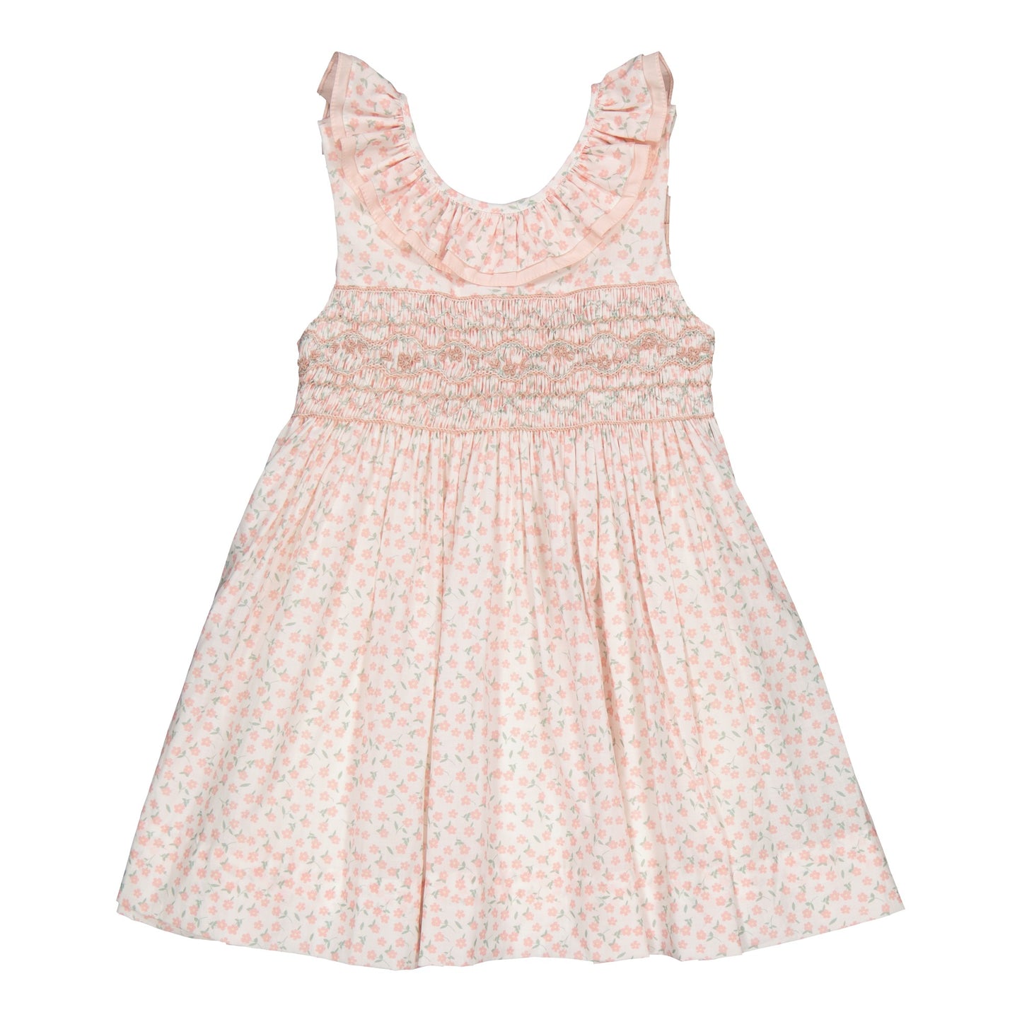 Melina Daisy Pink Smocked Dress