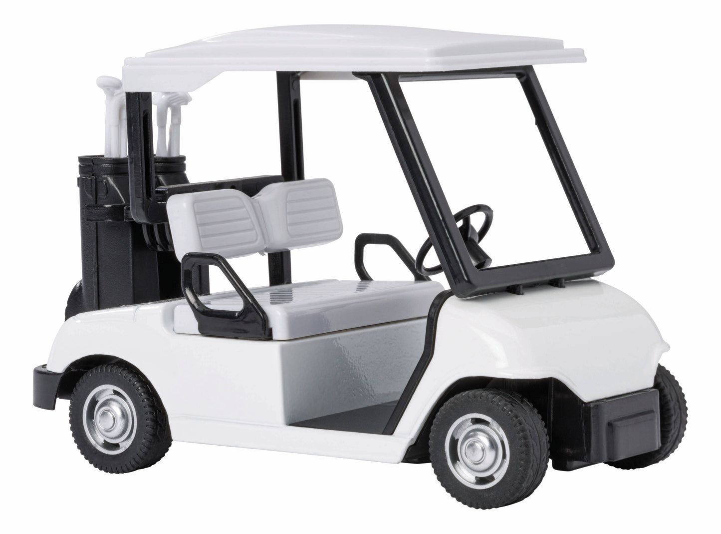 Rollin' Pull-Back Golf Cart-Toy Car, Die Cast (colors vary)