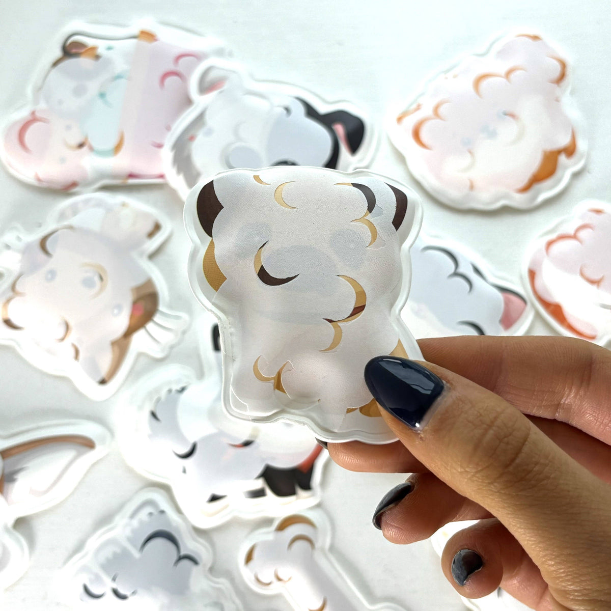 Color Changing Bath Stickers - Muddy Paws Interactive Toy