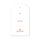 Paper Chain Tree Gift Tags