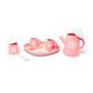 Pink Silicone Tea Set: Flower Power