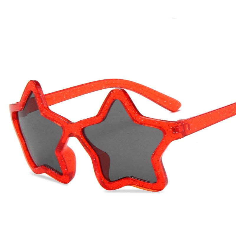 Kids Star Spangled Sunglasses, Red