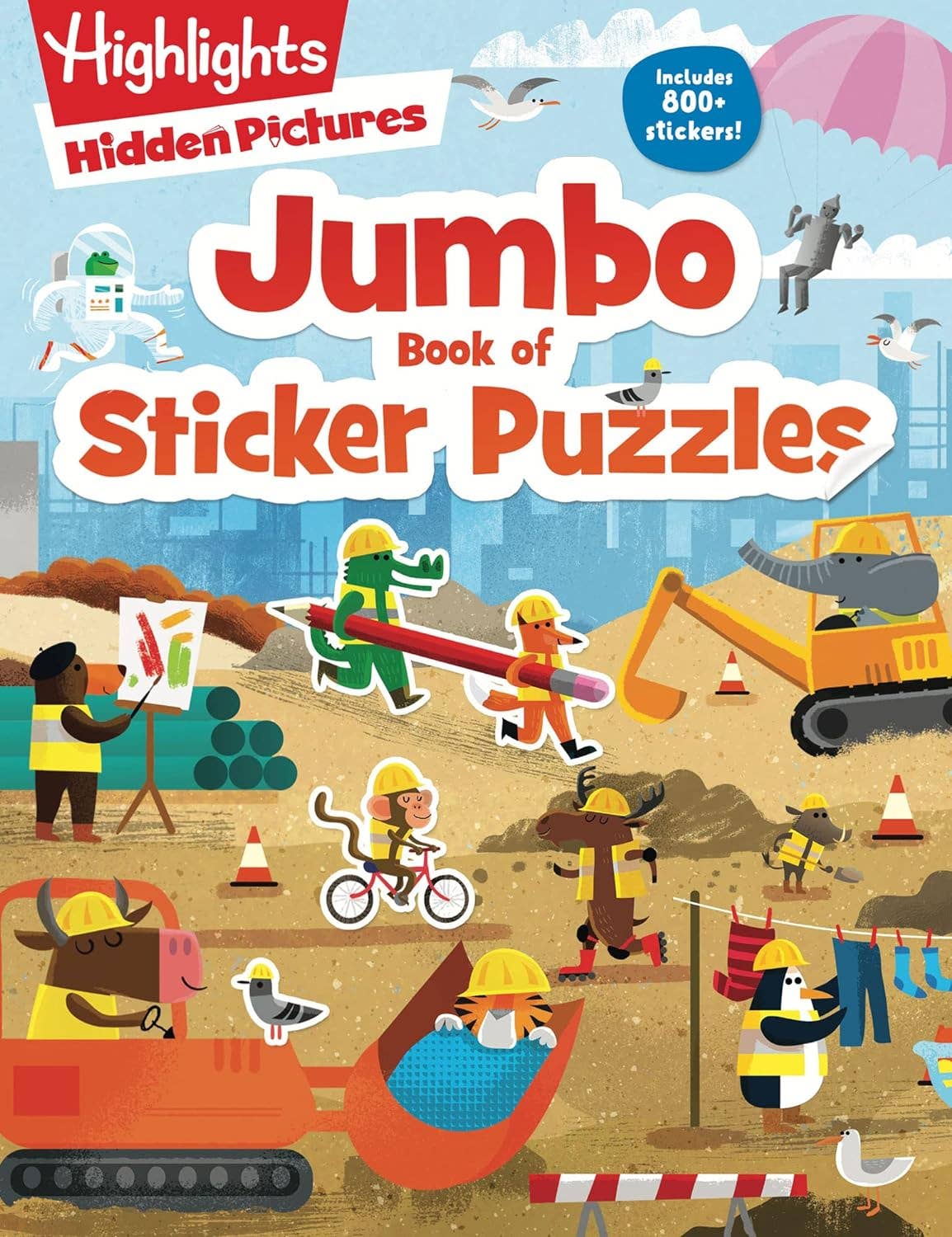 Jumbo Book of Sticker Puzzles