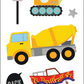 Trucks Sticker Set