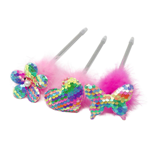 Fluffy Assorted Sequin Pens, Brightly Colored Sequin Color (sold individually)