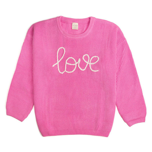 Love Valentine's Day Knit Adult Sweater