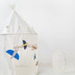 Kids Play Tent Castle with Recycled Fabric - Prints