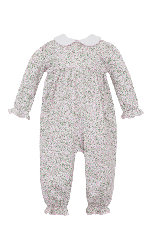 Carol Pink Liberty Floral Romper