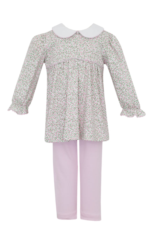 Carol Floral Knit Tunic Set