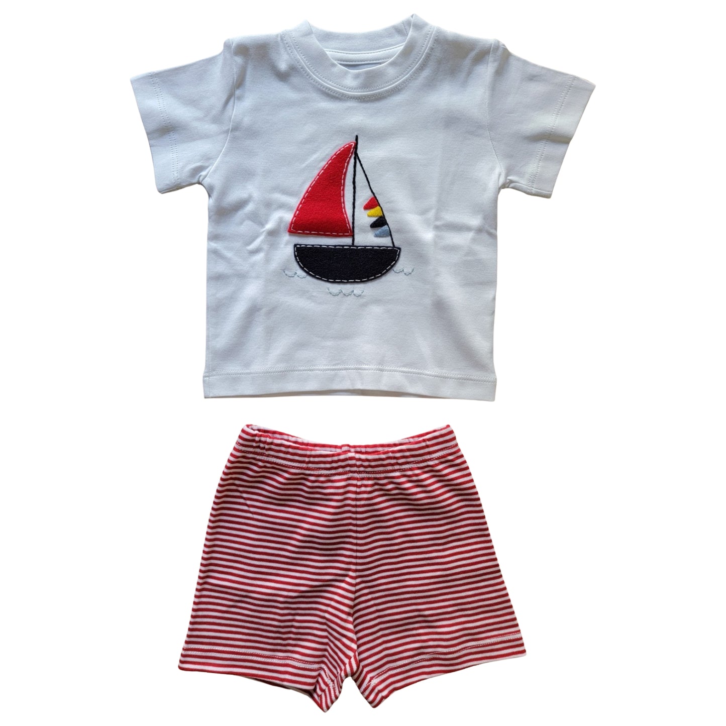 Boy's Colorful Sail Short Set