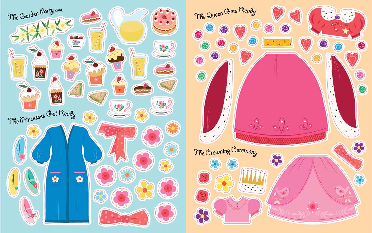 Princesses: Dress-Up Sticker Book