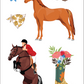 Horses Sticker Set