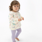 Puffy Oversized Sweatshirt Set, Fun Unicorns