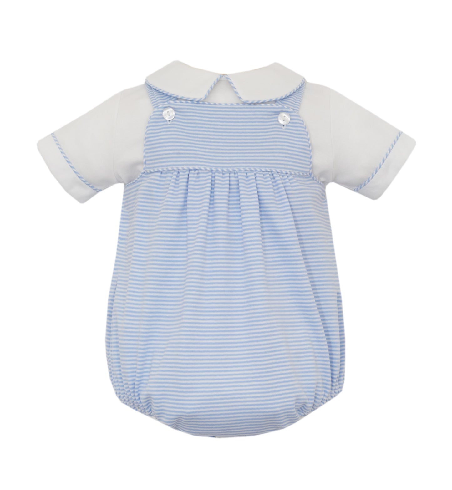 Knit Stripe Strap Bubble Set