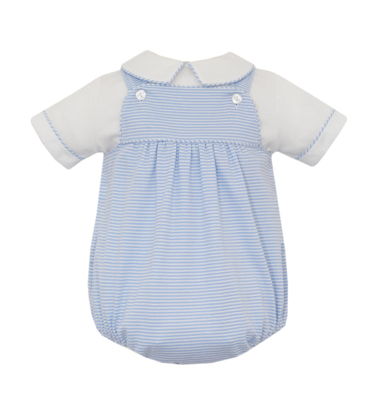 Knit Stripe Strap Bubble Set