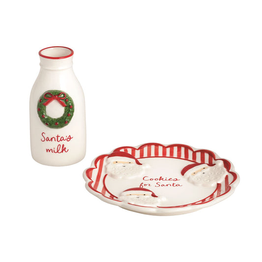 Cookies & Milk For Santa Set