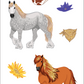 Horses Sticker Set