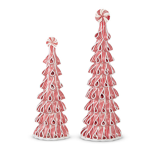 Ribbon Candy Tree, Set of 2