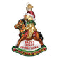 Ornament, Rocking Horse Teddy Bear