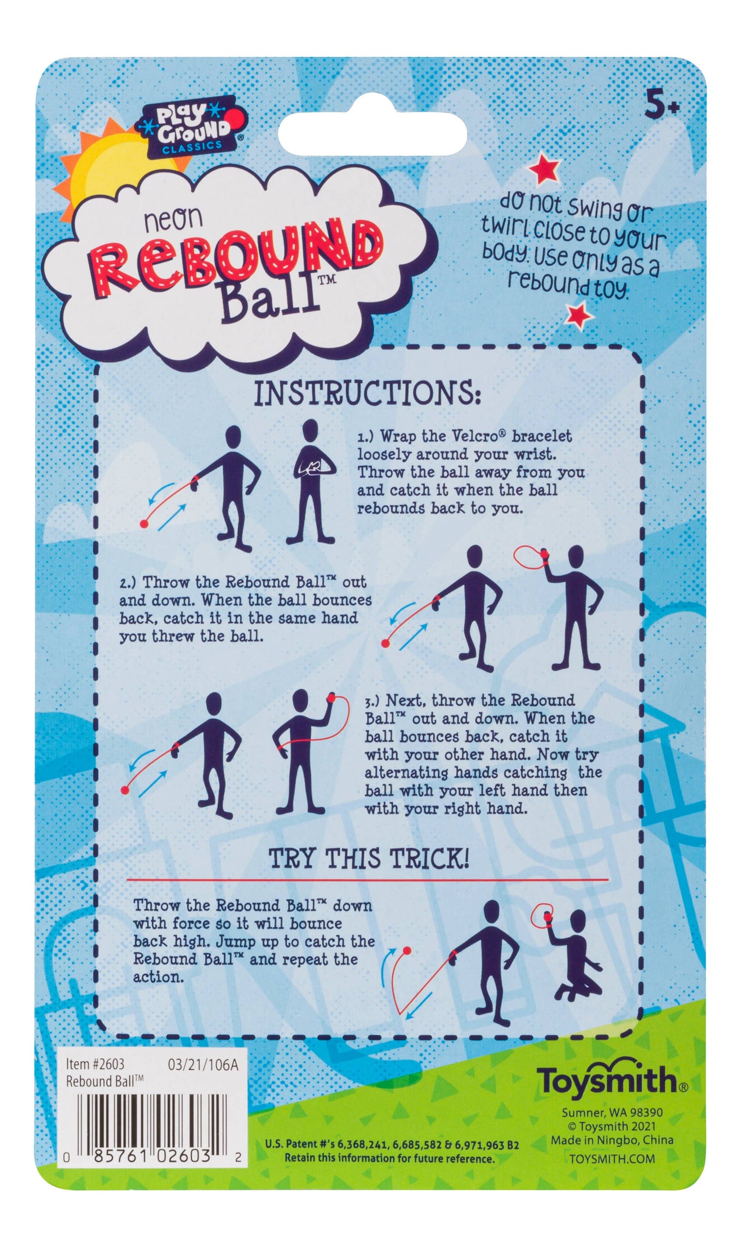 Playground Classics Neon Rebound Ball (sold individually)
