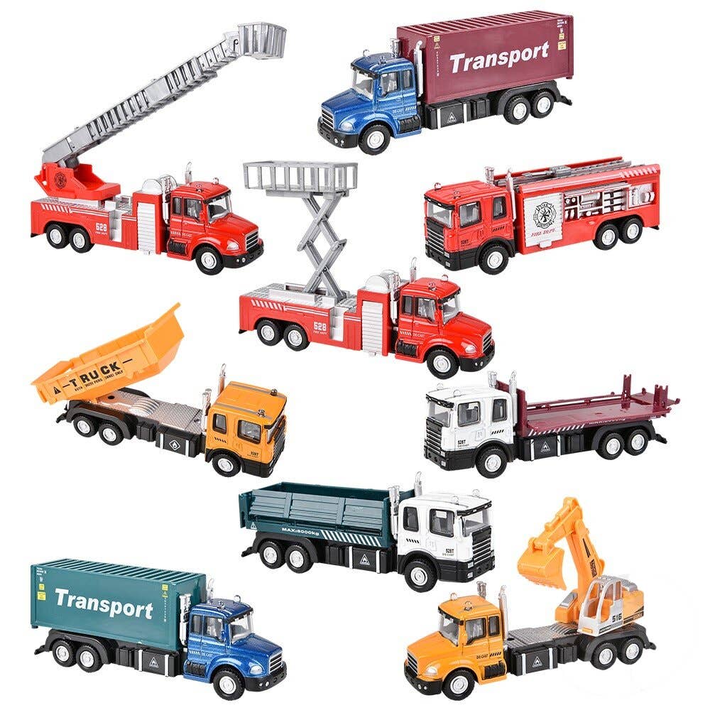 Die-Cast Pull Back Truck Stocking Stuffer Kids Toy