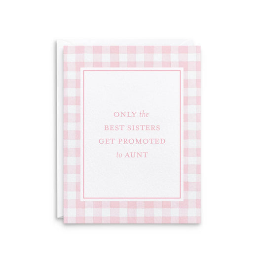 Promoted to Aunt Greeting Card