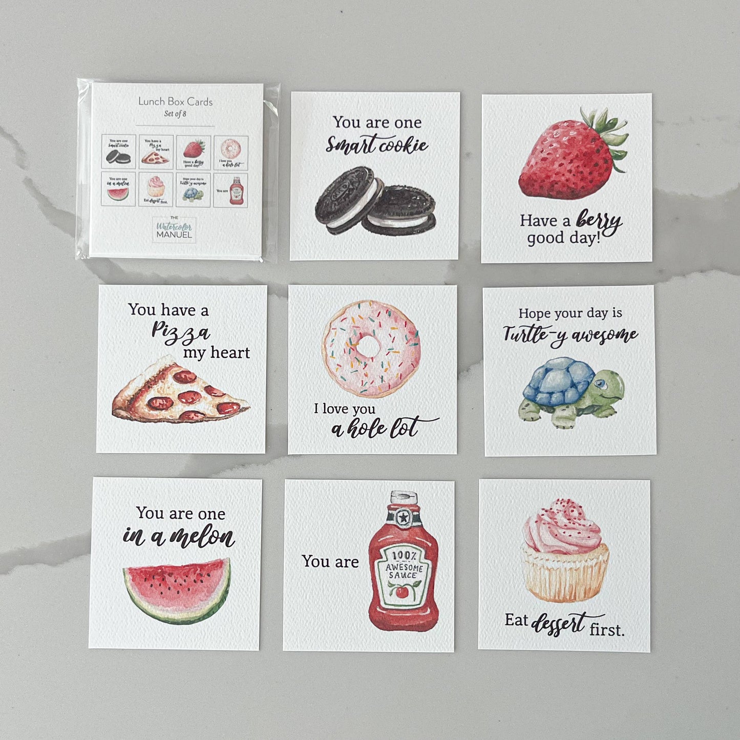 Lunch Box Note Cards