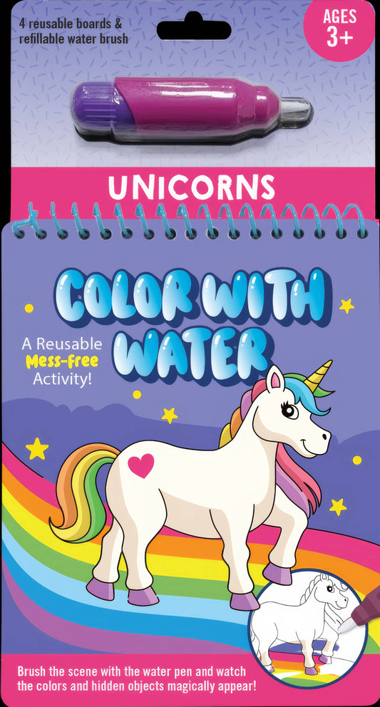 Color With Water - Unicorns