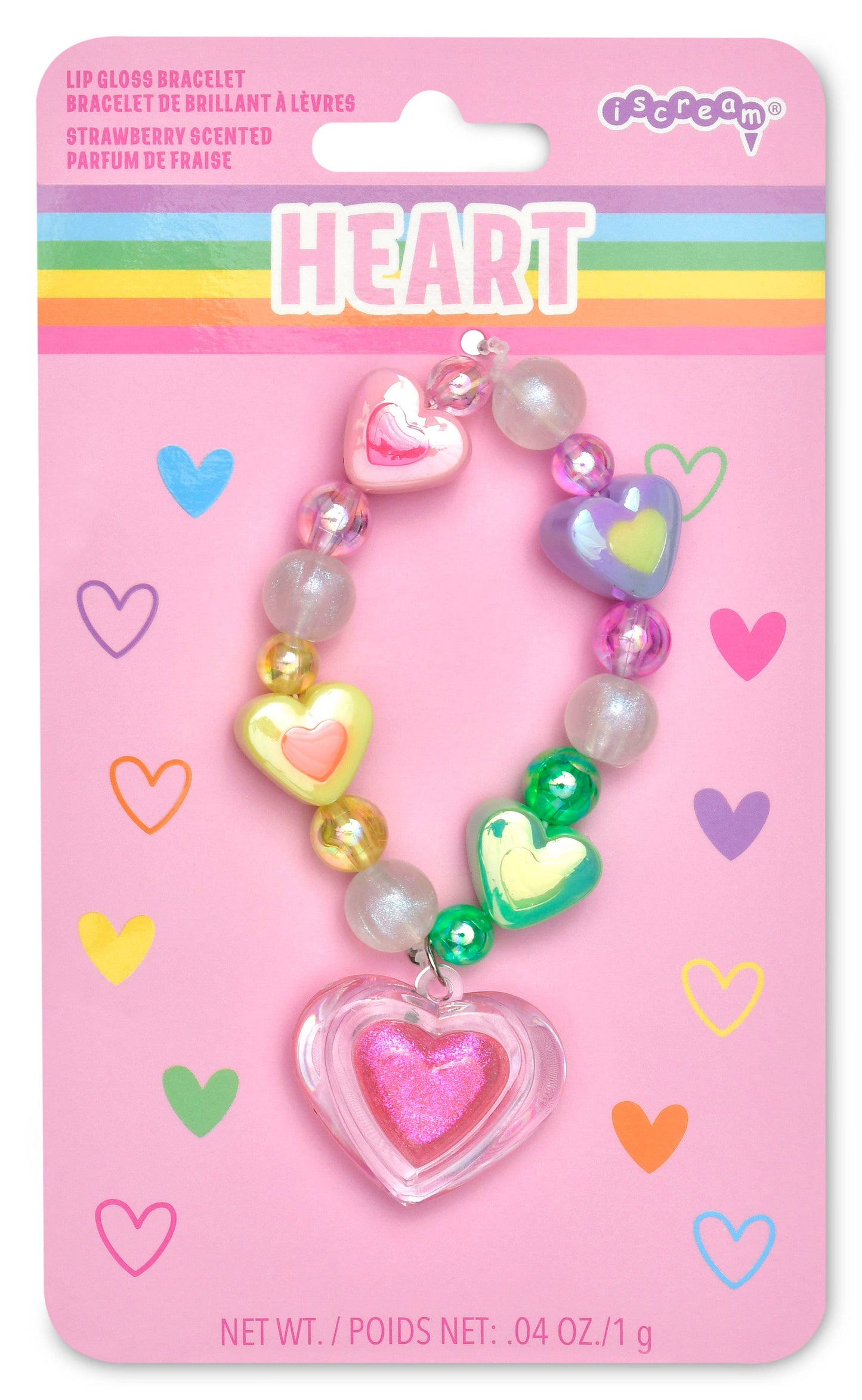 HEART LIP GLOSS BRACELET