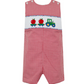 Boy's Apple Red Gingham Short John John