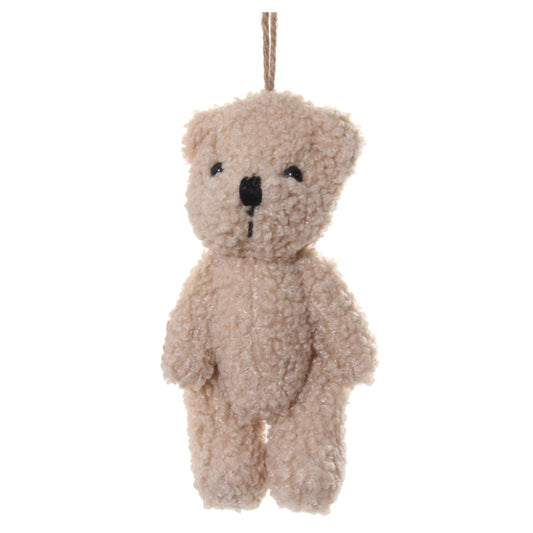 Ornament, Plush Teddy Bear Beige