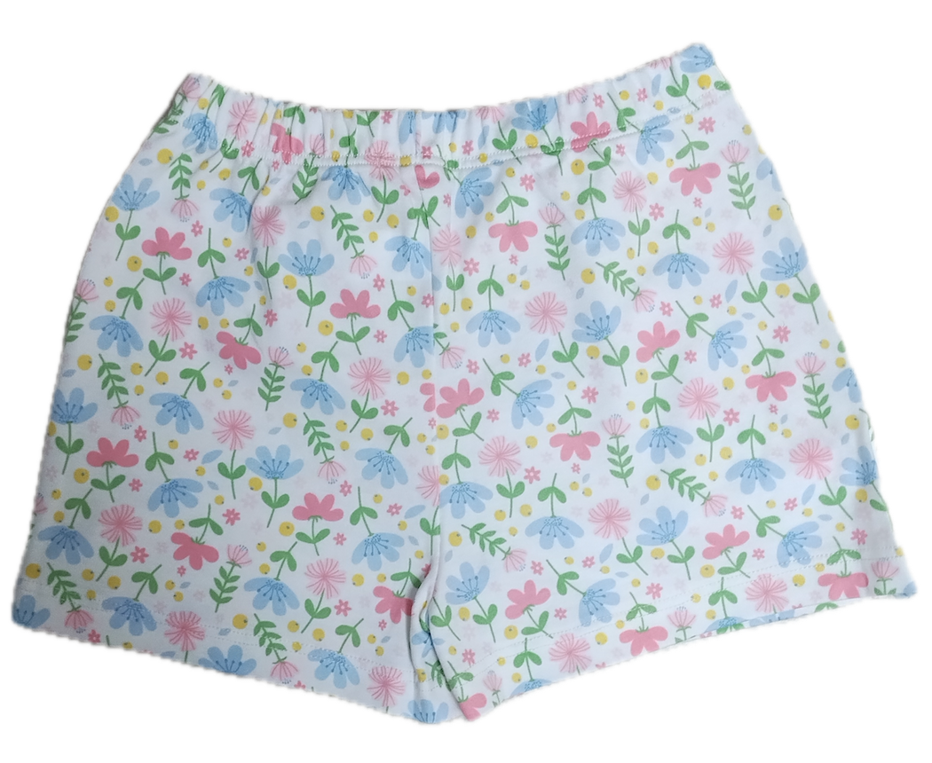 Palm Beach Floral Pima Skort