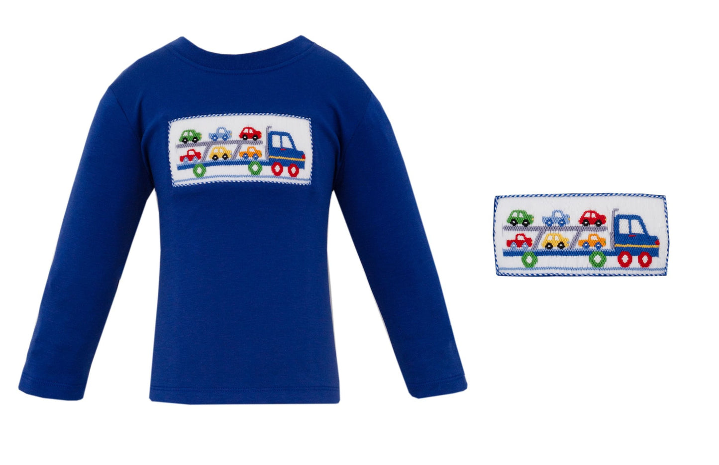 Trailer Trucks Knit Boy's T-Shirt