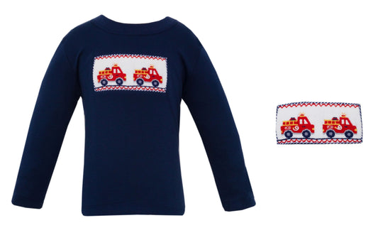 Firetrucks  Knit Boy's T-Shirt
