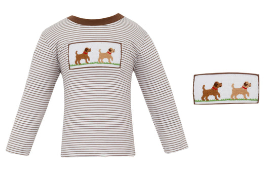 Labrador Knit Stripe Boy's T-Shirt